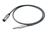 Cabo áudio Proel BULK220LU5 5m  
	Proel 220 LU5 cabo profissional com ligações XLR macho / jack 6.3mm
